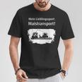 Landwirt Mais Häckseln Mein Lieblingssport Maistransport T-Shirt Lustige Geschenke