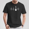 Latido Ukelele Músico Cardiograma Camiseta unisex Regalos divertidos