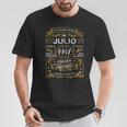 Leyendas Nacen Julio 1947 Cumpleaños Hombre Camiseta unisex Regalos divertidos