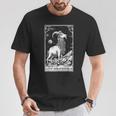 Live Deliciously Tarotkarte Wicca Ziege Heidnisch Okkult T-Shirt Lustige Geschenke