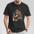Mamá Y Cachorros Perro Pastor Alemán Camiseta unisex Regalos divertidos
