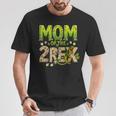 Mom Of The Two Rex Birthday Dinosaur Family Matching T-Shirt Funny Gifts