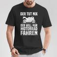 Motorrad Freiheit Motorradfahrer Biker Motorräder Fahrer T-Shirt Lustige Geschenke