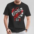 Perú Rojo-Blanco Escudo Peruano Hombres Es Niños Cuello Camiseta unisex Regalos divertidos