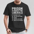 Prison Is Perfect For Liberals Drôle De Citation Anti-Libérale T-Shirt Cadeaux drôles