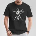 Retroitruvio Man Guitar Rock Guitar Camiseta unisex Regalos divertidos
