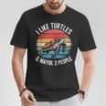 Tortugaintage Con Citaarcástica Camiseta unisex Regalos divertidos