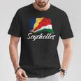 セイシェル 国旗 セイシェル アフリカ 愛国心 男性 女性 キッズ Tシャツ 面白い贈り物