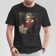 ベートーベン 肖像画【作曲家】ルートヴィヒ・ヴァン・ベートーヴェン Beethoven クラシック 音楽家 Tシャツ 面白い贈り物