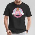 メルちゃん くまさんカーでlet's Go Drive 〜Under The Rainbow〜【片面プリント】 Tシャツ 面白い贈り物