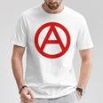 Anarquía Anarquismo Anarquistasímbolo Manga Raglan Camiseta unisex Regalos divertidos