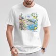 Ciao Bella La Dolceita Graphique Côte Amalfitaine Italie T-Shirt Cadeaux drôles