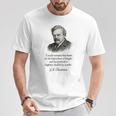 GK Chesterton Gratitude Hombres Es Niños Regalo Camiseta unisex Regalos divertidos