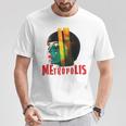Metropolis Póster De Película Retro De Ciencia Ficción Camiseta unisex Regalos divertidos