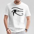Œil D'horus Noir –Ymbole Discret De L'égypte Ancienne Égyptienne T-Shirt Cadeaux drôles