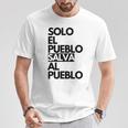 Solo El Puebloalva Al Pueblo Manga Larga Camiseta unisex Regalos divertidos