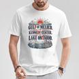 Women's Gulf Of Mexico Kennedy Center Lake Ontario Vintage Retro T-Shirt Funny Gifts