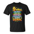 9 Años 108 Mesesiendo Genial Cumpleaños Camiseta unisex