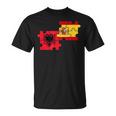 Albania España Bandera Español Albanés Camiseta unisex