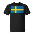Bandera Deueciaverige Flaggaueca Hombre Camiseta unisex