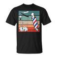 Barberíahop De Barber Retrointage Camiseta unisex