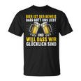 Bier Ist Der Beweis Dass Gott Uns Liebt Bierliebhaber Bier T-Shirt