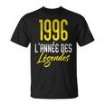 Cadeau Anniversaire Homme 1996 L'année Des Légendes T-Shirt