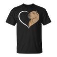 Capybara Für Frauen Mädchen Kinder Capybara Herz T-Shirt