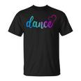 Cute Love Dancetilvolle Tänzerin Tanzliebhaber Tanzen T-Shirt