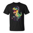 Dinosaure Cool Dj T-Rex T-Shirt