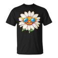 Divertidas Margaritas Con Gafas Deol Para Margaritas Y Temporada De Flores Camiseta unisex