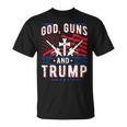 God Guns And Trump Donald Trump Admitedor Regalos In Mangas Camiseta unisex