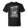 Hombre Guitarras Eléctricas Música Rock Guitarristas Nacidos 1992 Camiseta unisex