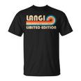Langi Retro 70S 80Sunsettripe Camiseta unisex