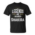 Las Leyendase Llamanhakira Camiseta unisex