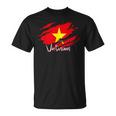 Mitietnam-Flaggeietnam-Ietnam-Flaggeietnam-Karten T-Shirt