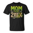 Mom Of The Two Rex Birthday Dinosaur Family Matching T-Shirt