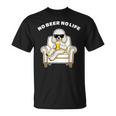 No Beer No Life トイプードル グッズ ビール 酒 犬 おもしろ 面白い ネタ 笑える 飲み会 Tシャツ