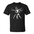 Retroitruvio Man Guitar Rock Guitar Camiseta unisex