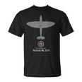Spitfire Mk Xiv Tecnología Dibujoegunda Guerra Mundialegunda Guerra Mundial Camiseta unisex