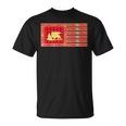 Venecia Italia Banderaenezia Italia Banner Camiseta unisex
