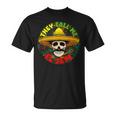 They Call Me El Jefe Divertida Calavera Esqueleto Mexicano In Mangas Camiseta unisex