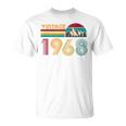 58歳の誕生日プレゼント 58歳 男性 女性 レトロ ヴィンテージ 1968 Tシャツ