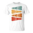 Aletas De Buceo Retro Para Bucear En Uniaje De Buceo Camiseta unisex