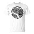 Balle De Tennis Termes De Tennis Joueurs De Tennis Drôle T-Shirt