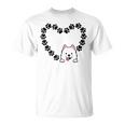 Cœuramoyède Drôle Propriétaire Deamoyède Amoureux Des Chiens T-Shirt