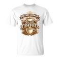 Instant Human Just Add Coffee 面白いカフェインの引用 Tシャツ