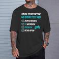 11 Perfekter Geburtstag Zocken 11 Jahre Alt Gamer Jungen T-Shirt Geschenke für Ihn