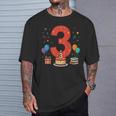 3 Años Cumpleaños 3Er Cumpleaños Niño Niña Camiseta unisex Regalos para él