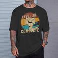 30歳の誕生日プレゼント 男性 女性 レトロゲーマー レベル30 コンプリート Tシャツ 彼への贈り物